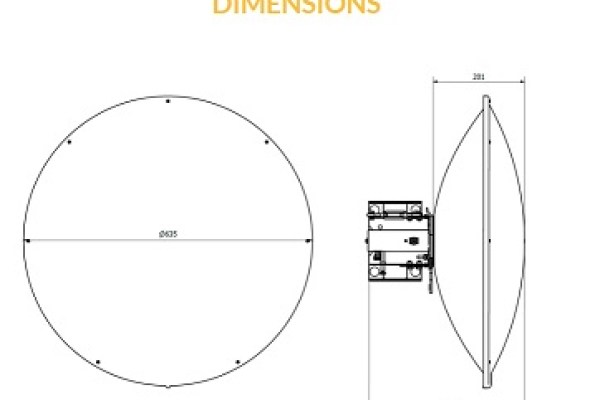 ANT-5032DPX Dimensions